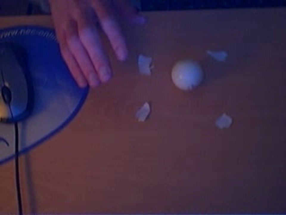 télékinésie sur Balle de ping pong