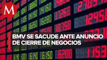 Bolsa Mexicana de Valores cae tras anuncio de regreso a semáforo rojo en CdMx y Edomex
