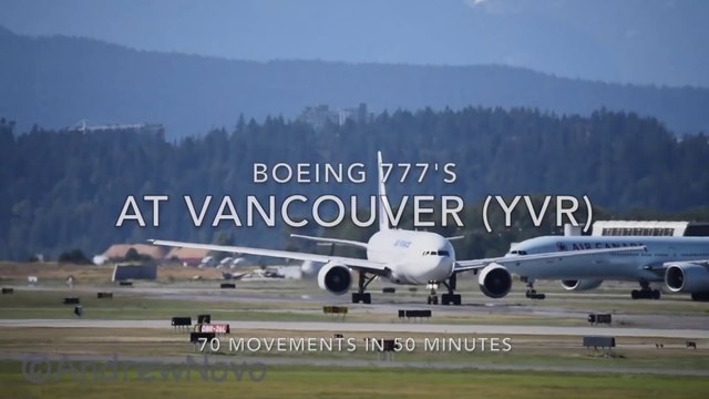 Enjoy the Boeing 777 ($350 millions of dollars) at CYVR (Vancouver) Airport
