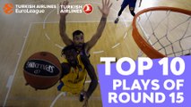 Turkish Airlines EuroLeague Regular Season Round 15 Top 10 Plays