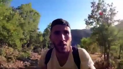 Çoban kaybolan ineklerini drone ile buldu