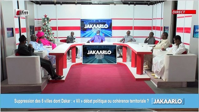Jakaarlo Bi du 18 Décembre 2020 - Suppressions des villes : Vil débat politique ou cohérence territoriale?