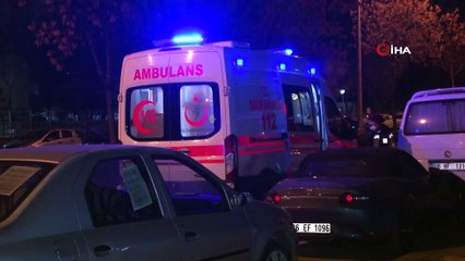 Ankara’da kapalı otoparkta yanan otomobil paniğe sebep oldu