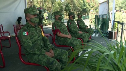 Con militares, México realizó simulacro de vacunación contra covid-19