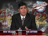 New Orleans Hornets @ San Antonio Spurs NBA Basketball