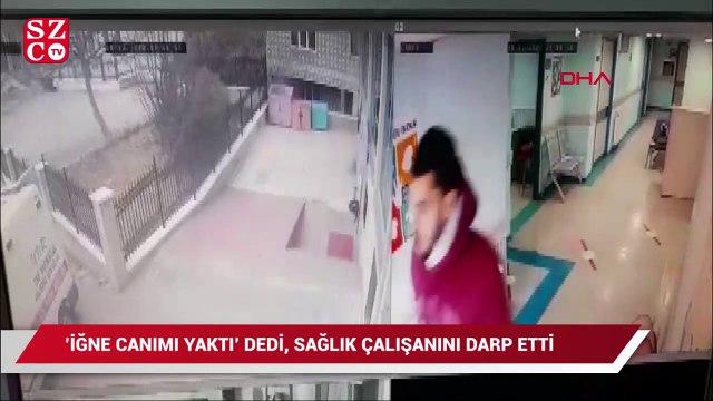 ‘İğne canımı’ yaktı dedi, sağlık çalışanını darp etti