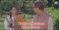 Rekha & Anupam Kher Scene | Bhrashtachar (1989) | Mithun Chakraborty | Rekha | Anupam Kher | Bollywood Hindi Movie Scene