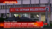 SON DAKİKA: Ceyhan Belediyesi'ne rüşvet baskını | Video