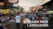 Traveling learn new languages