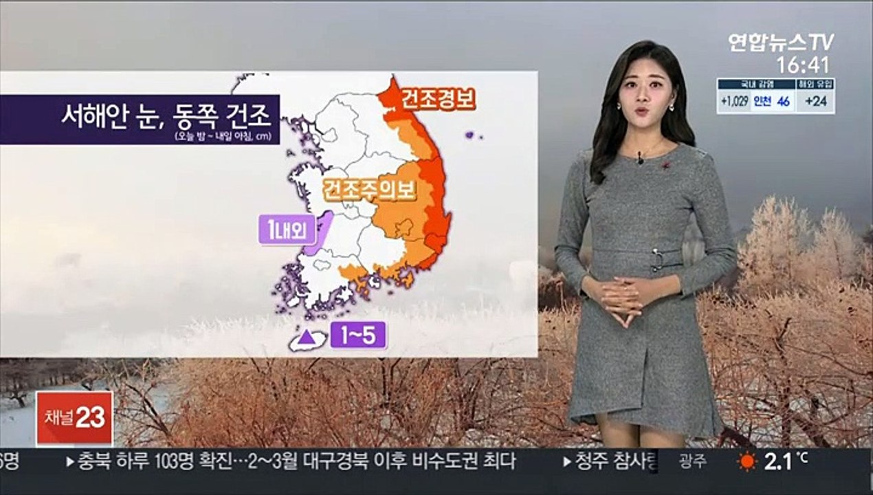 [날씨] 찬바람 속 강추위…내일 낮부터 추위 누그러져