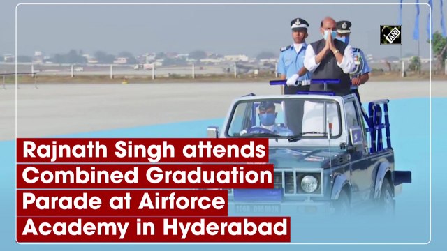Rajnath Singh attends combined graduation parade at Airforce Academy in Hyderabad