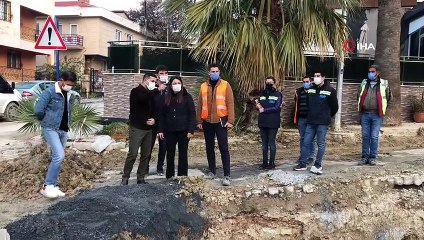 Enver Reis Caddesi’nin alt ve üst yapısı yenileniyor