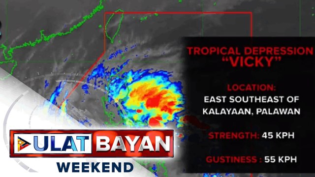 PTV INFO WEATHER: TCWS No. 1, nakataas sa ilang lugar sa Palawan