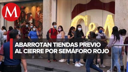 Centro Histórico de CdMx lució abarrotado previo a entrar en semáforo rojo