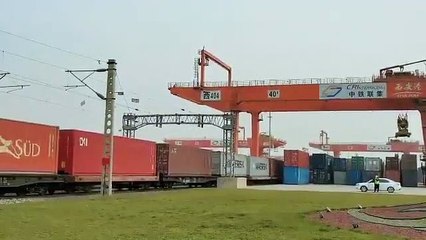 İstanbul'dan yola çıkan tren Çin'e ulaştı