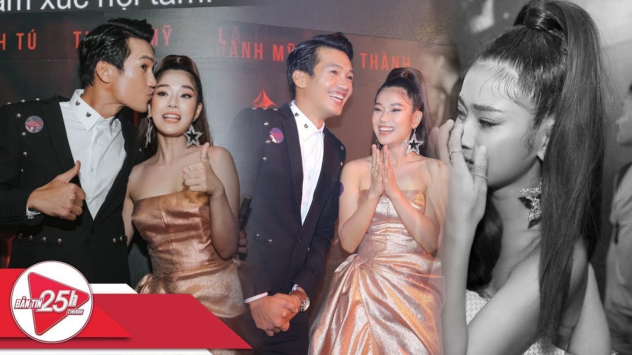 Quang Tuấn HÔN TỚI TẤP Hoàng Yến Chibi trước mặt vợ Linh Phi tại sneak show THẤT SƠN TÂM LINH 