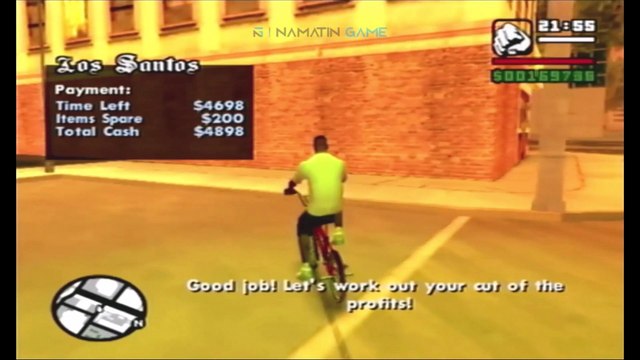Grand Theft Auto: San Andreas (GTA SA) Misi Sampingan Courier Roboi's Food Mart - PS2 | Namatin Game