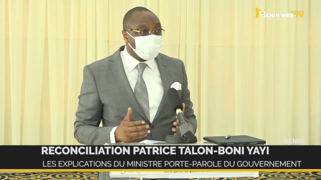 Réconciliation Talon-Yayi: Les explications du ministre porte-parole du gouvernement