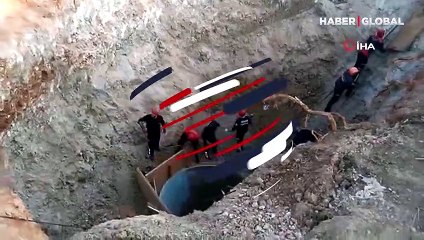 Adana'da kuyunun çökmesi sonucu 2 kişi toprak altında kaldı