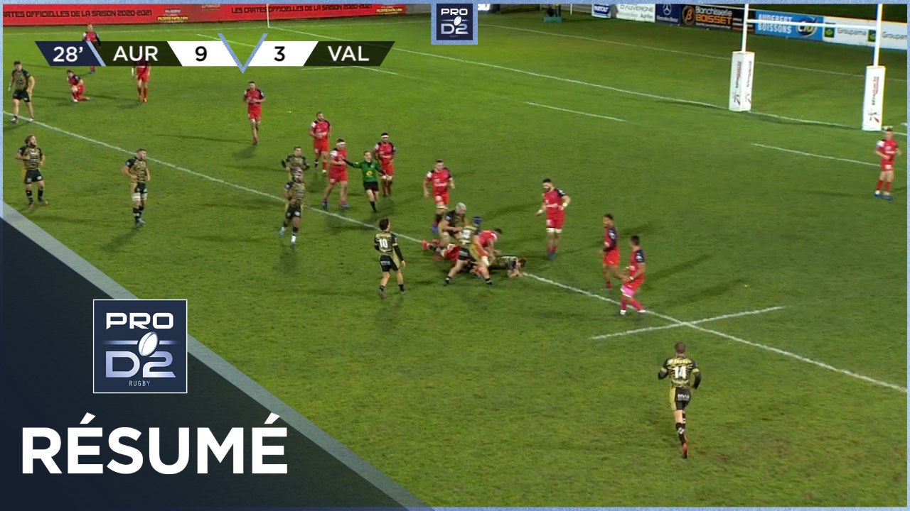 PRO D2 - Résumé Stade Aurillacois-Valence Romans Drôme Rugby:  18-12  - J14 - Saison 2020/2021