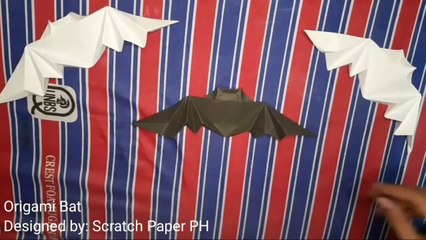 Paper Bat | Halloween Decor | Origami tutorial