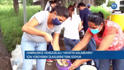 Binlerce Venezuelalı Ülkeyi Yürüyerek Terk Ediyor