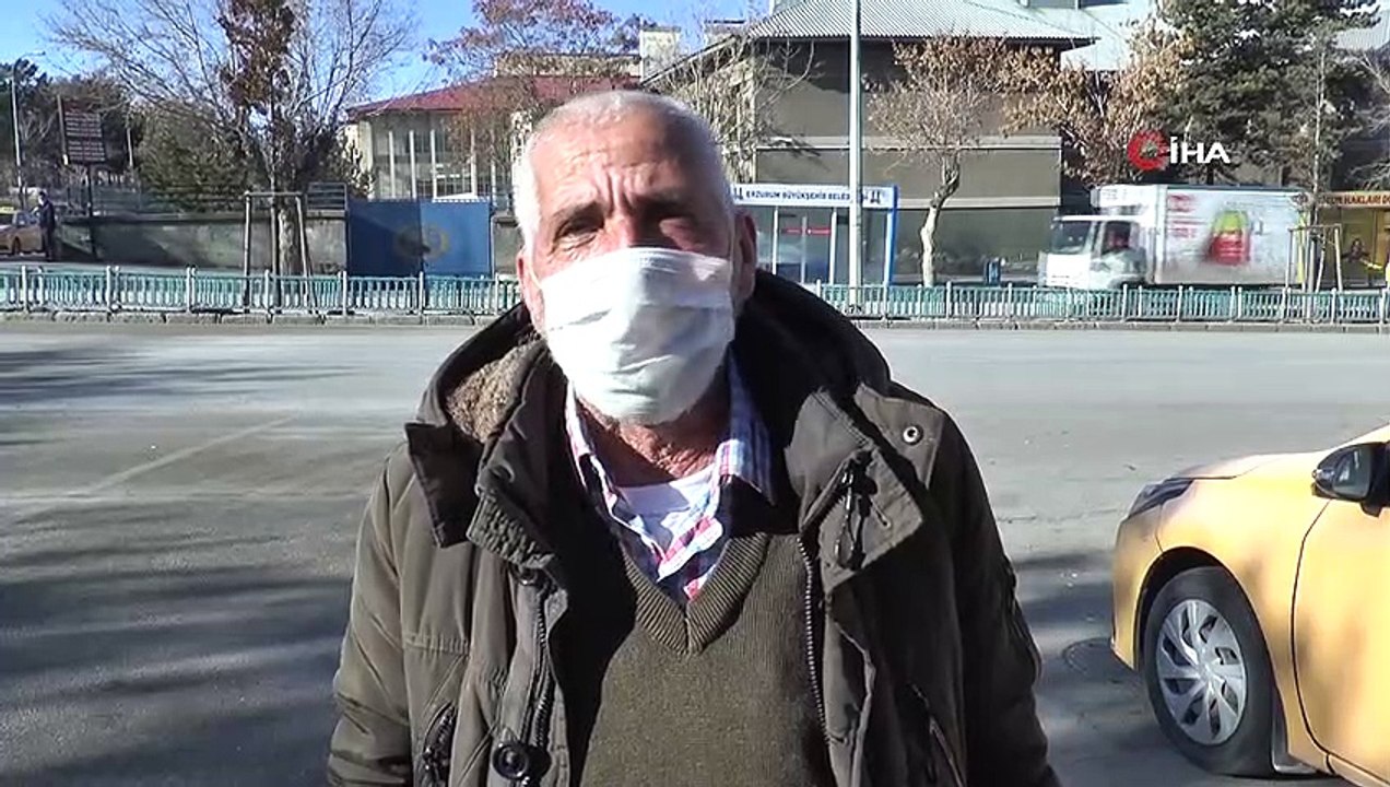 Kısıtlamada sokaklar boş kaldı, sinema sanatçısı Hacı Ali Konuk çekimler için geldiği Erzurum’a övgüler yağdırdı