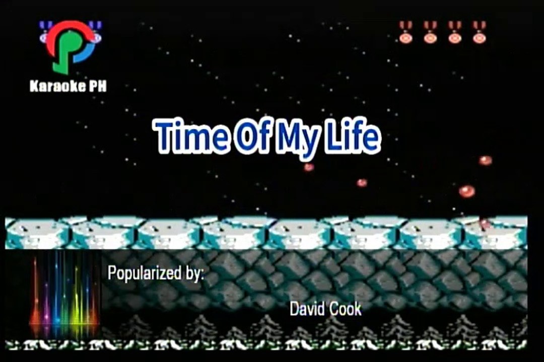 David Cook Time Of My Life Karaoke