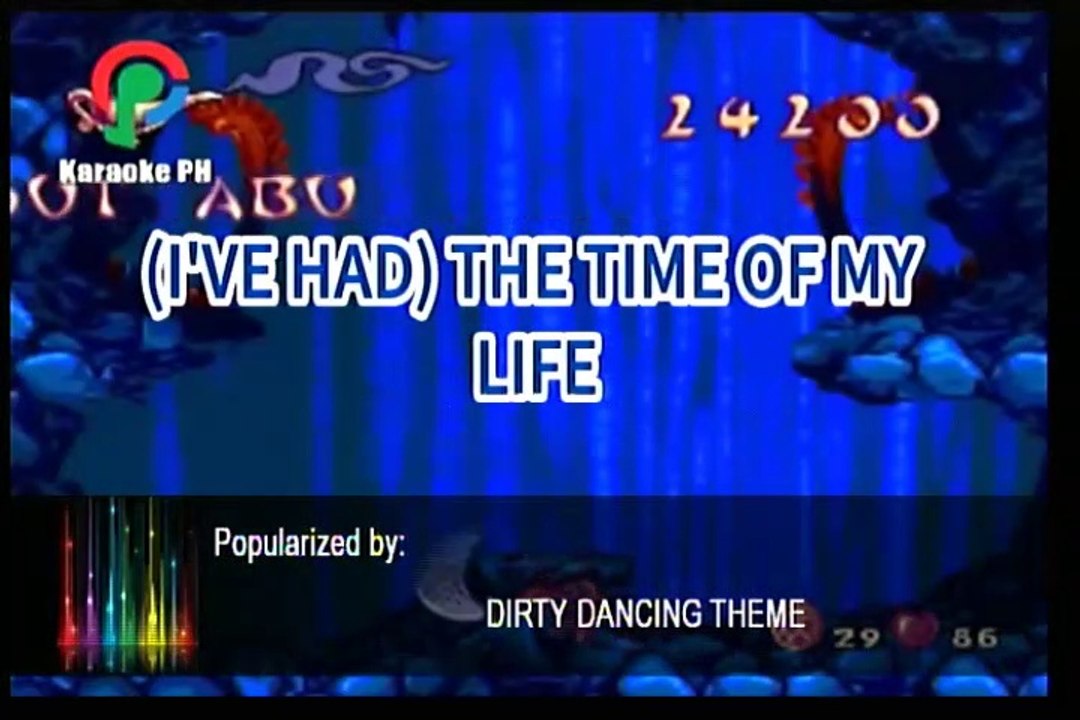 Dirty Dancing Theme I've Had The Time Of My Life Karaoke