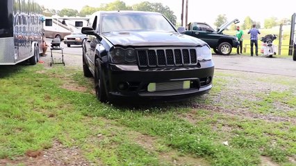 Twin Turbo Hemi SRT Jeep @ Wilkesboro Dragway Wilkesboro, NC