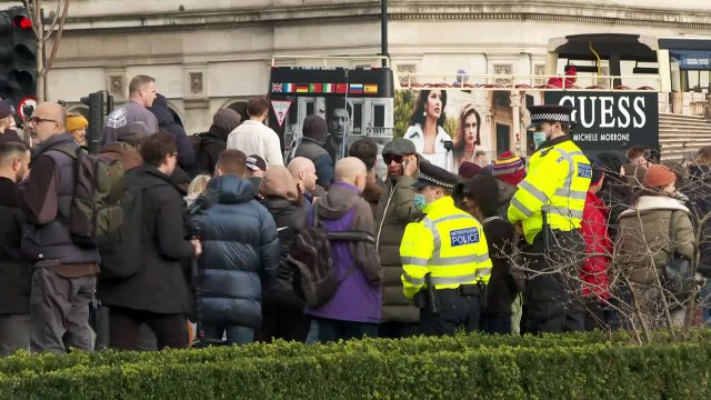 Anti-lockdown protesters gather in central London