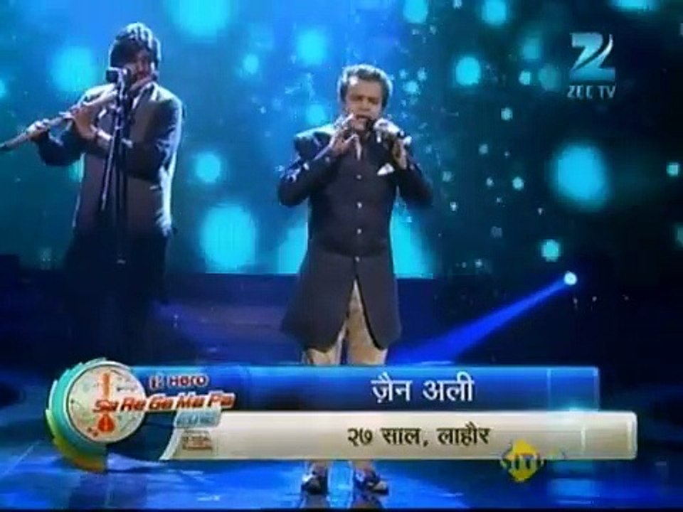Sa Re Ga Ma Pa 2012 - Episode 9 of 27th October 2012 - Zain Ali's Energetic Performance