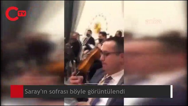 Cumhurbaşkanı Erdoğan’ın Irak Başbakanı Mustafa el-Kazımi onuruna verdiği yemeğin görüntüleri sosyal medyada yayınlandı.