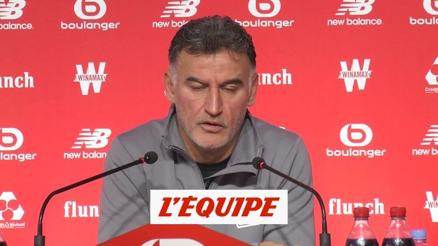 Galtier : «Je n'aime pas voir jouer Neymar contre nous» - Foot - L1 - Lille