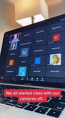 Des élèves font une merveilleuse surprise à leur prof pour leur dernier cours à distance sur Zoom