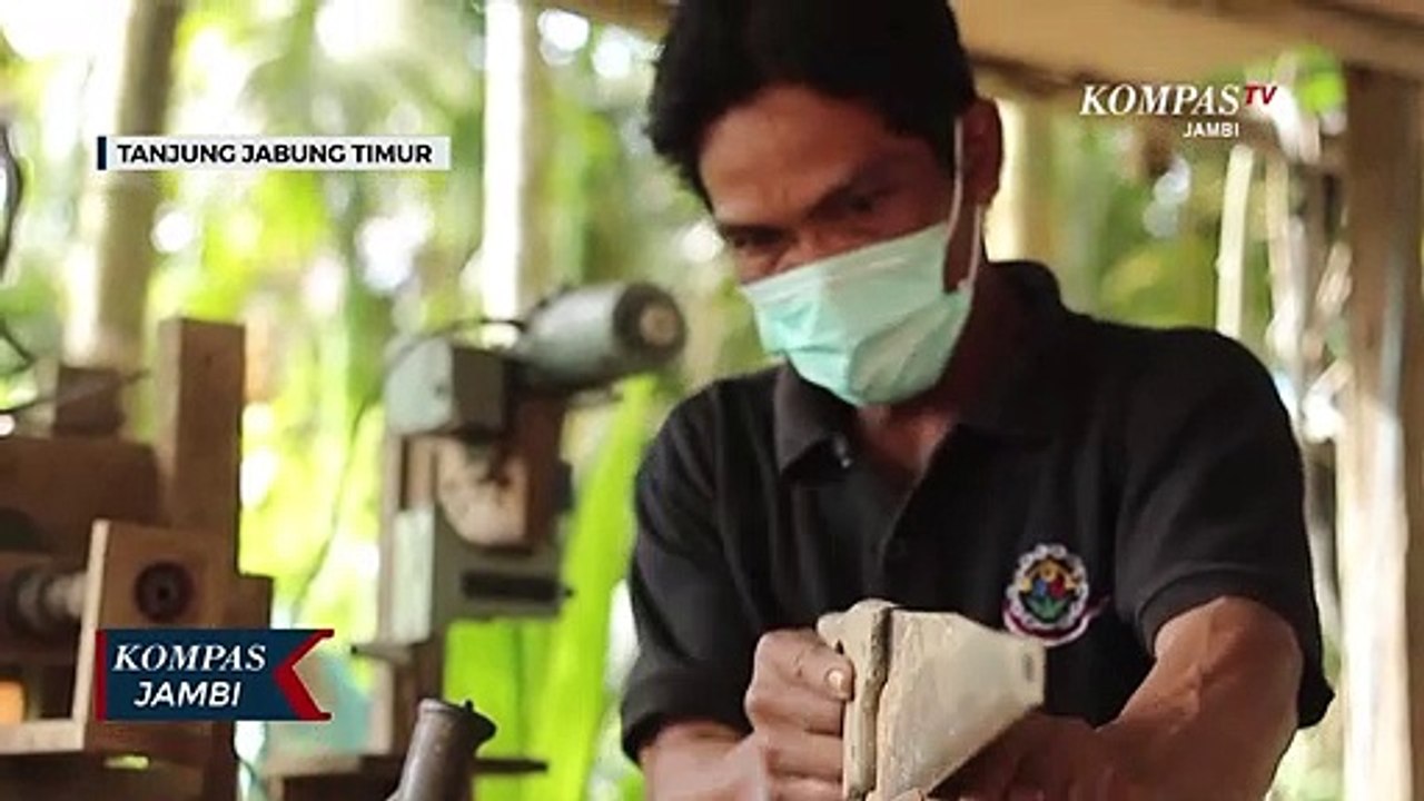 Akibat Pendemi, Omset Kerajinan Batok Kelapa Anjlok