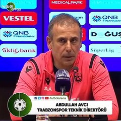 Abdullah Avcı: "Trabzonspor'un yukarıya ivme kazanması için çalışıyoruz"