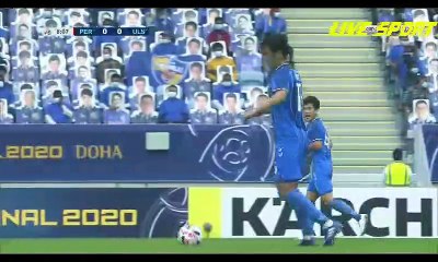 المباراه النهائيه لدوري ابطال اسيا بين فريق برسيبوليس - إيران وفريق أولسان هيونداي - كوريا الجنوبية الشوط الاول_ 19_12_2020