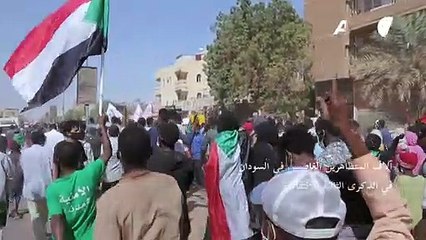 آلاف المتظاهرين الغاضبين في السودان في الذكرى الثانية للانتفاضة