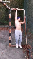 Older Man Showcases Impressive Athletic Ability