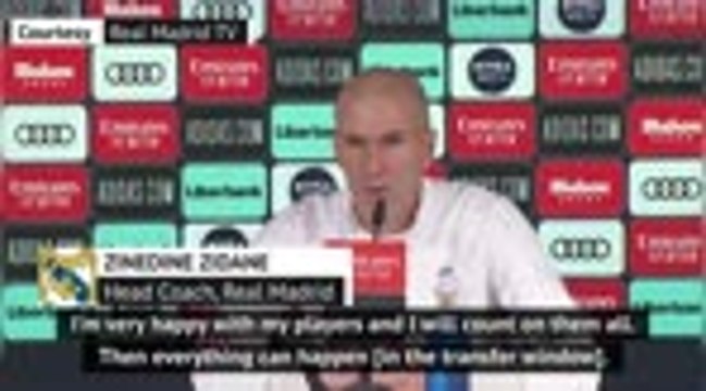 Zidane counting on every Real Madrid player with the transfer window looming