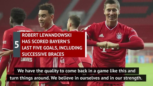 Flick hails Bayern's comeback win to leapfrog Leverkusen to top spot