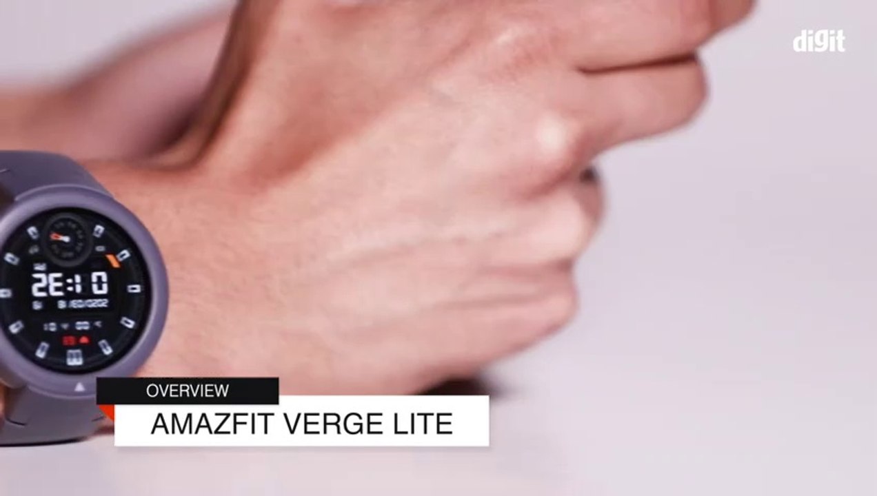 AMAZFIT verge lite watch official unbox and azmazon 2020 English