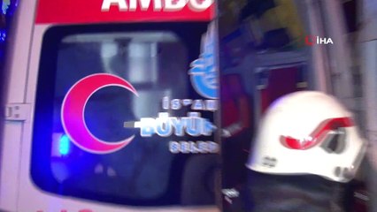 Kartal’da çıkan yangında dumandan etkilenen bir kişi kurtarıldı