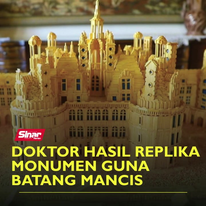 Doktor hasil replika monumen guna batang mancis