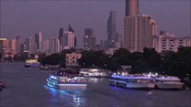 Chao Phraya River in Bangkok (Time lapse)