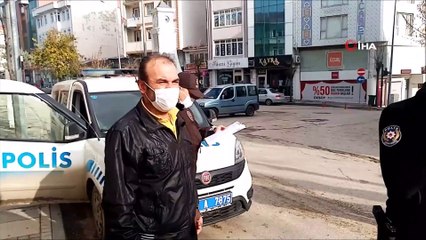 Arabasıyla alışverişe çıkan adam: “Çocuk bezi almaya çıkmıştım, bir kez olsun affedin”