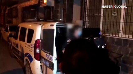 Denizli'de yaşlı kadın deprem anında 2. kattan düştü