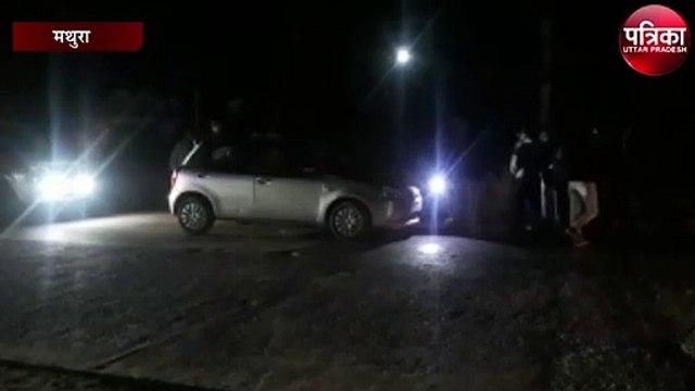 कार में सवार दम्पति को नकावपोश बदमाशों ने मारी गोली