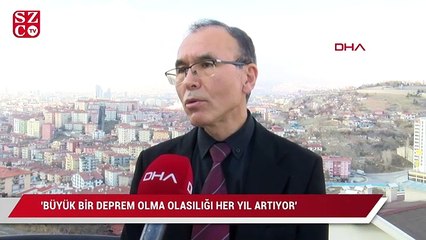 'Büyük bir deprem olma olasılığı her yıl artıyor'